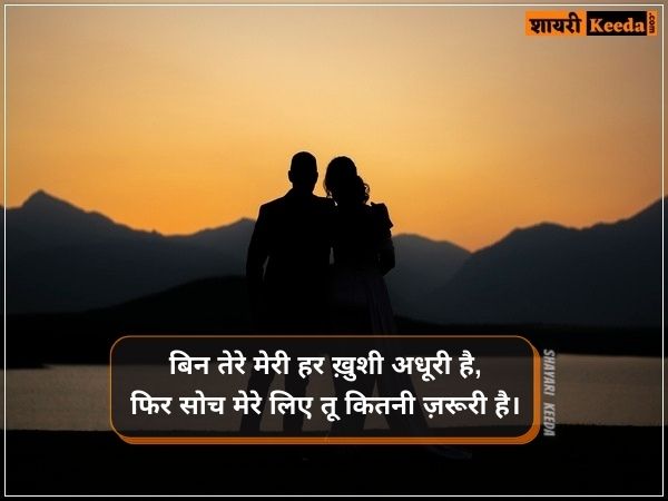 Love shayari in hindi