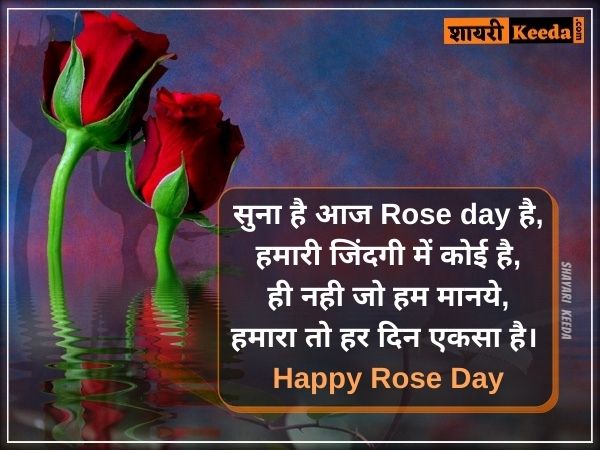 Rose day shayari in hindi for boyfriend